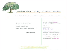 Tablet Screenshot of jonathanwolff.org
